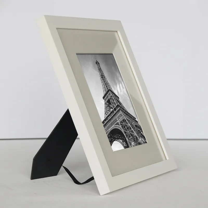 Fashion Simple Style White 8x10 Inch Solid Wood Wedding Photo Frames