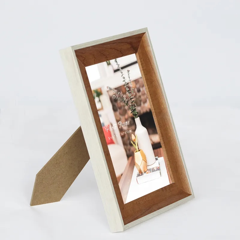 Desktop 4x6 Reusable Plastic Modern Photo Frame For Living Room