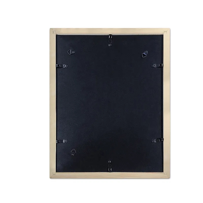 Living Room Decorative Simple Solid Wood Black Wall Photo Frame