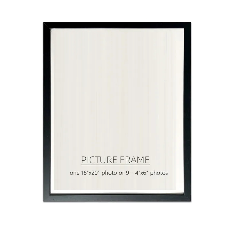 Modern Wall Display 9-Opening Family Collage Photo Frame