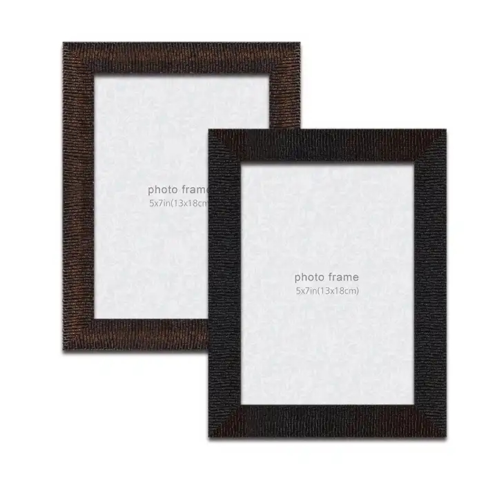 Office Decor 5X7'' modern Black Dark Brown Photo Frames Wall Hanging