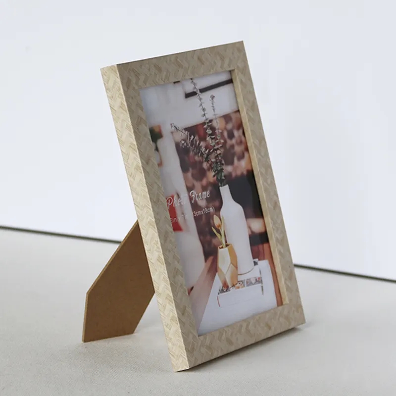 Home Office Decoration 5x7 Inch Plastic Material Mini Photo Frame