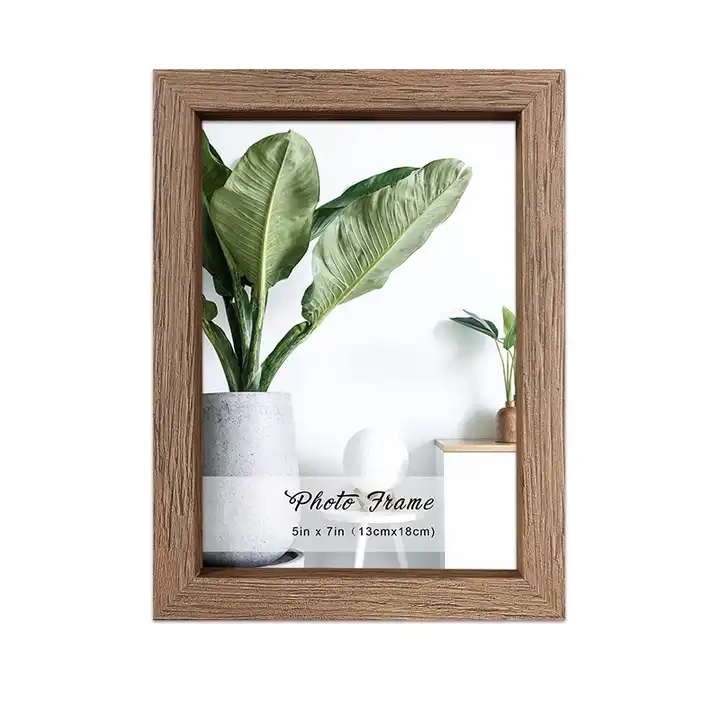 Wall Hanging Desktop Display MDF Wooden Frame For Photo