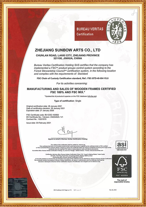 FSC Certificate