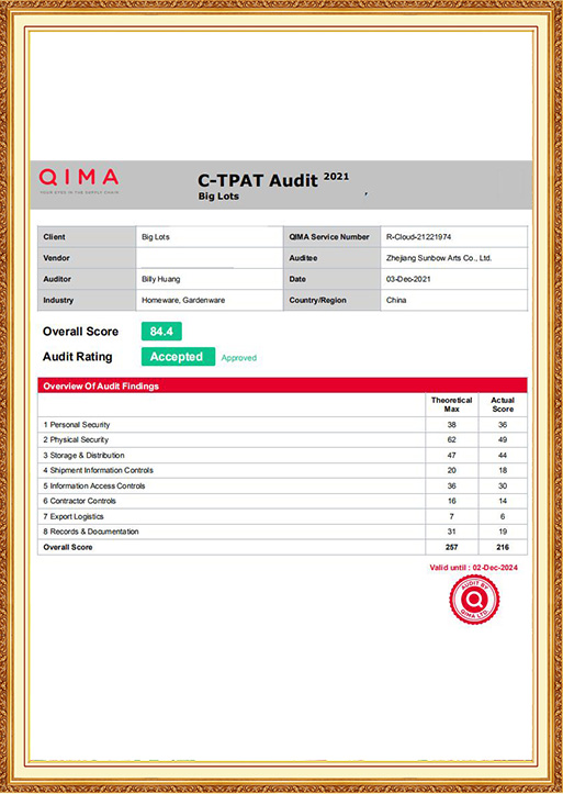 C-TPAT Certification